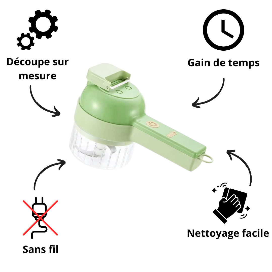 Hachoir à légumes électrique multifonction