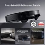 Roborock Saros 10R Saug- und Wischroboter mit Station, Schwarz