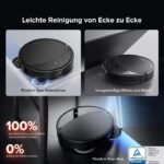 Roborock Saros 10R Saug- und Wischroboter mit Station, Schwarz