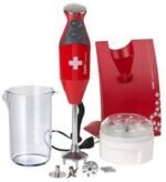 bamix SwissLine Stabmixer Set, Kirschrot – Bild 2