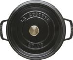 Staub Cocotte rund 28 cm, 6,7 l, Gusseisen Schwarz