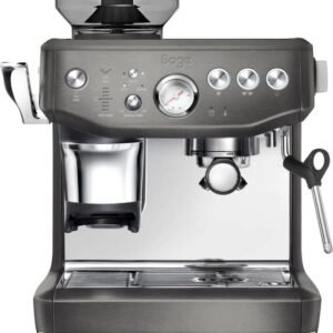 Sage the Barista Express Impress SES876BST Siebträgermaschine, Black Stainless Steel