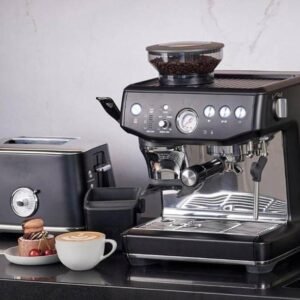 Sage the Barista Express Impress SES876BST Siebträgermaschine, Black Stainless Steel