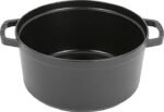Staub Cocotte rund 28 cm, 6,7 l, Gusseisen Schwarz