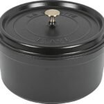 Staub Cocotte rund 28 cm, 6,7 l, Gusseisen Schwarz