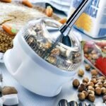 bamix SwissLine Stabmixer Set, Kirschrot – Bild 7